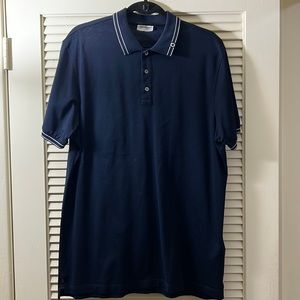 Mens Salvatore Ferragamo short sleeve collard shirt